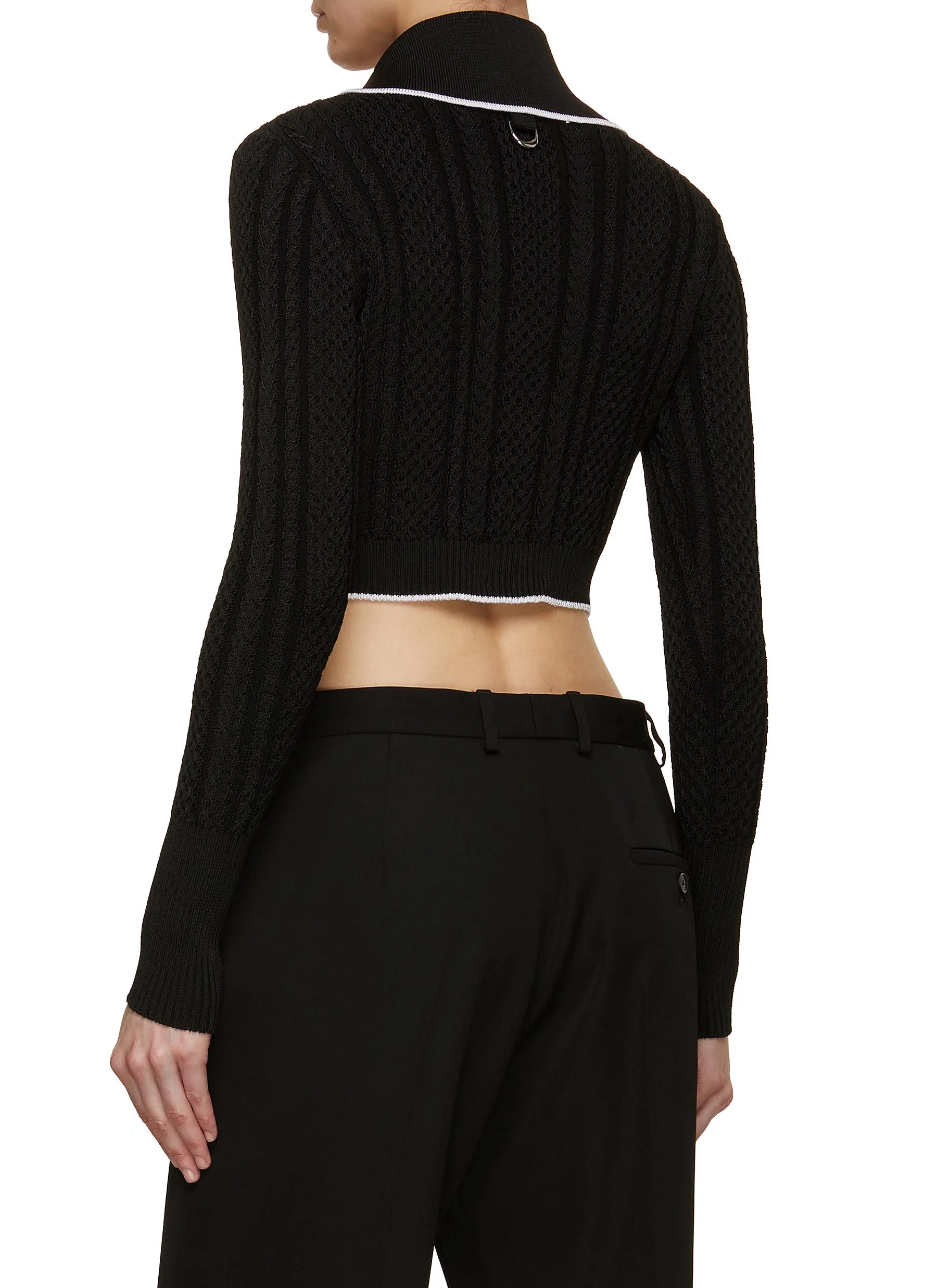 -----------JACQUEMUS  ---- ------------ ----Le Cardigan Bela Cropped Cardigan --