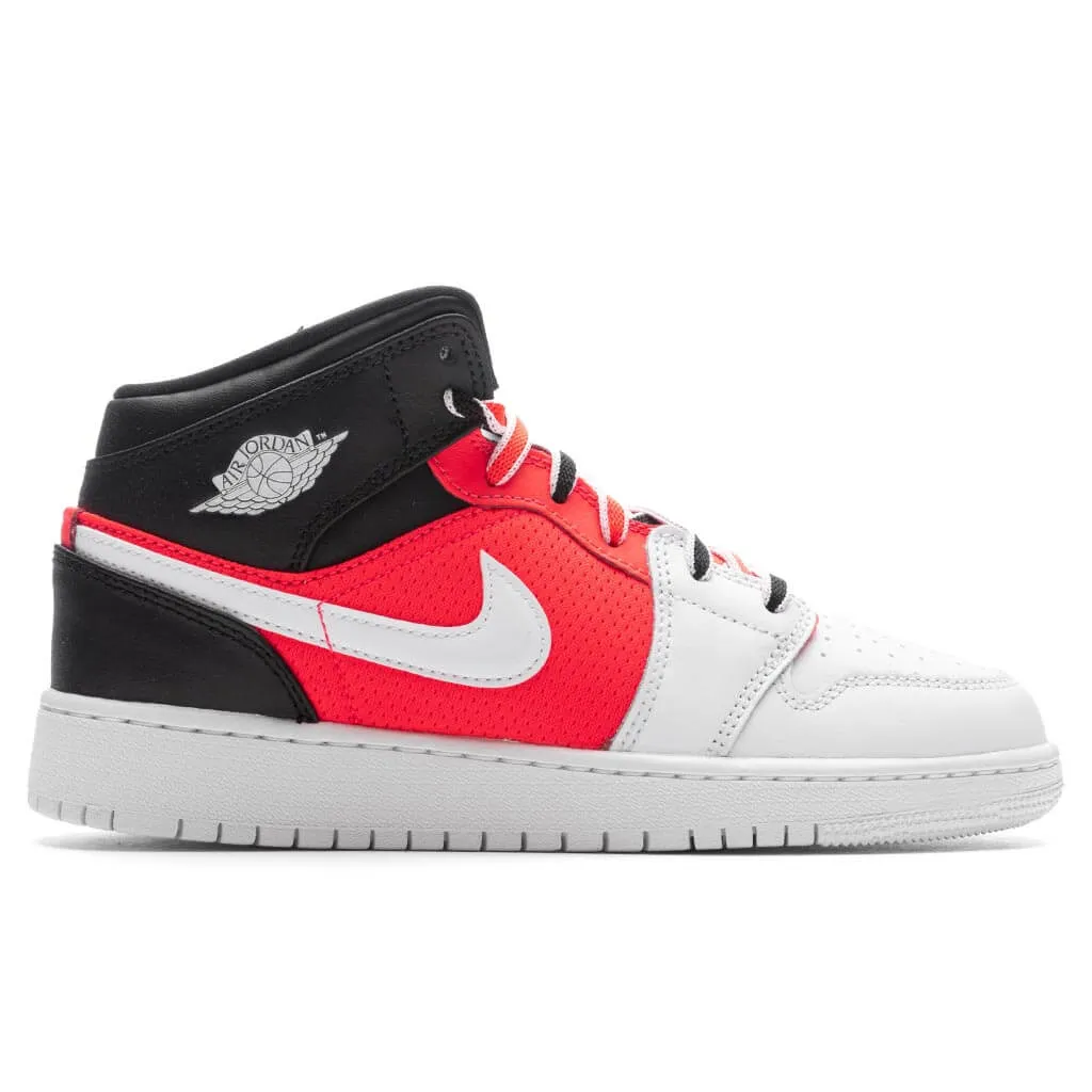 1 Mid SE (GS) - Black/White/Infrared