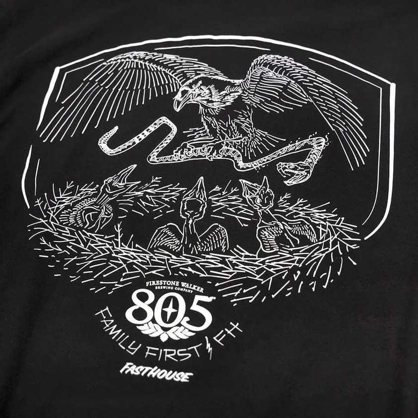 805 Family First SS Tee Black