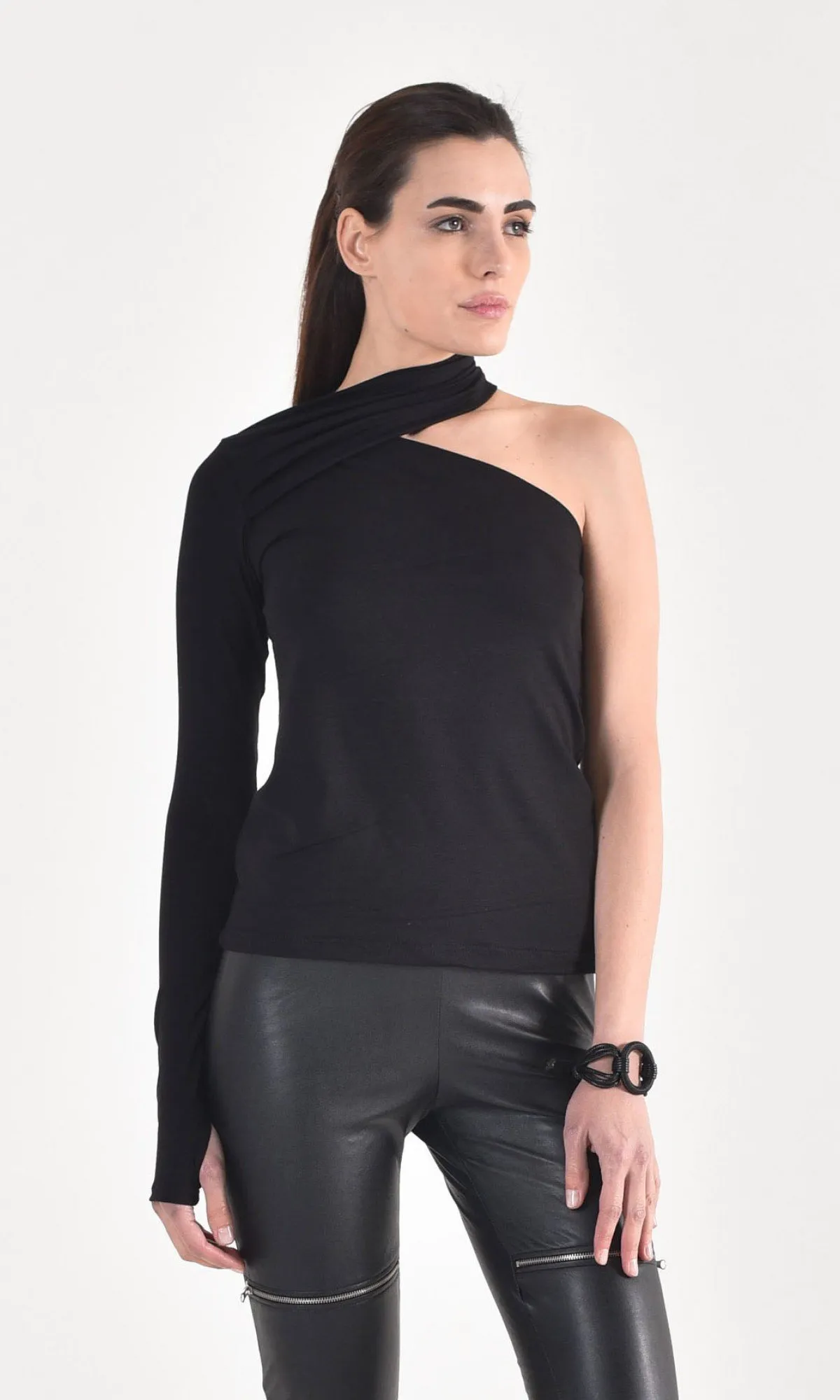 Aakasha  |Sleeveless Long Sleeves Plain Medium Long Sleeve T-shirt