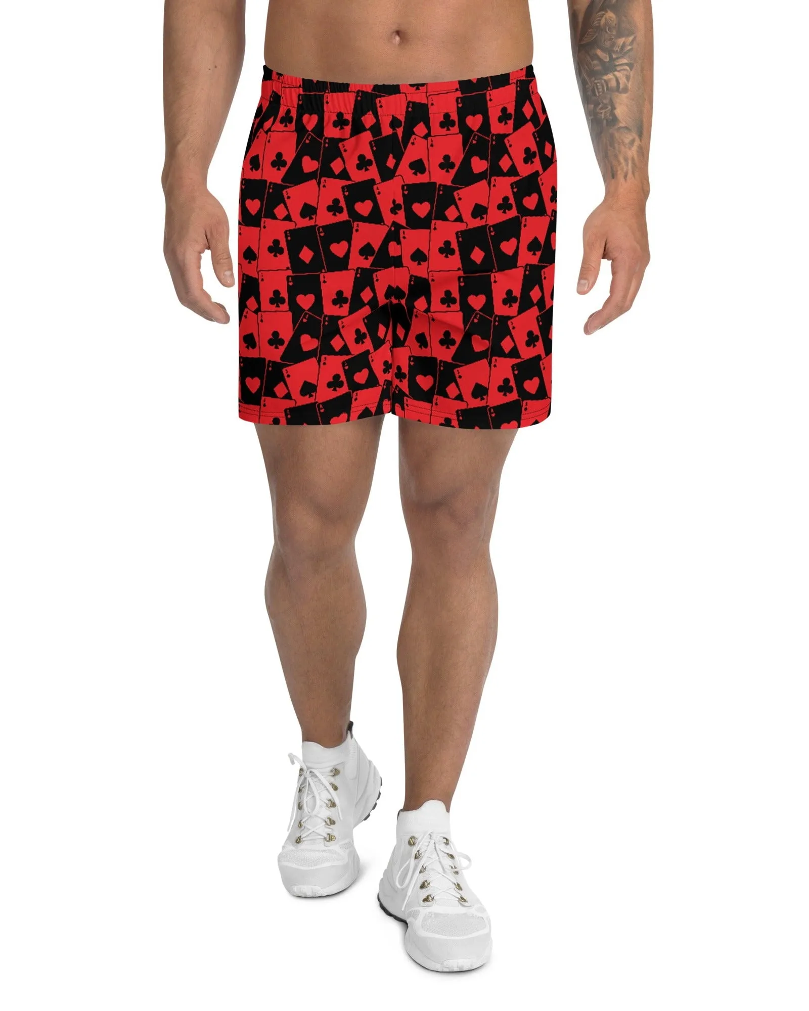 Ace Of Hearts Athletic Shorts