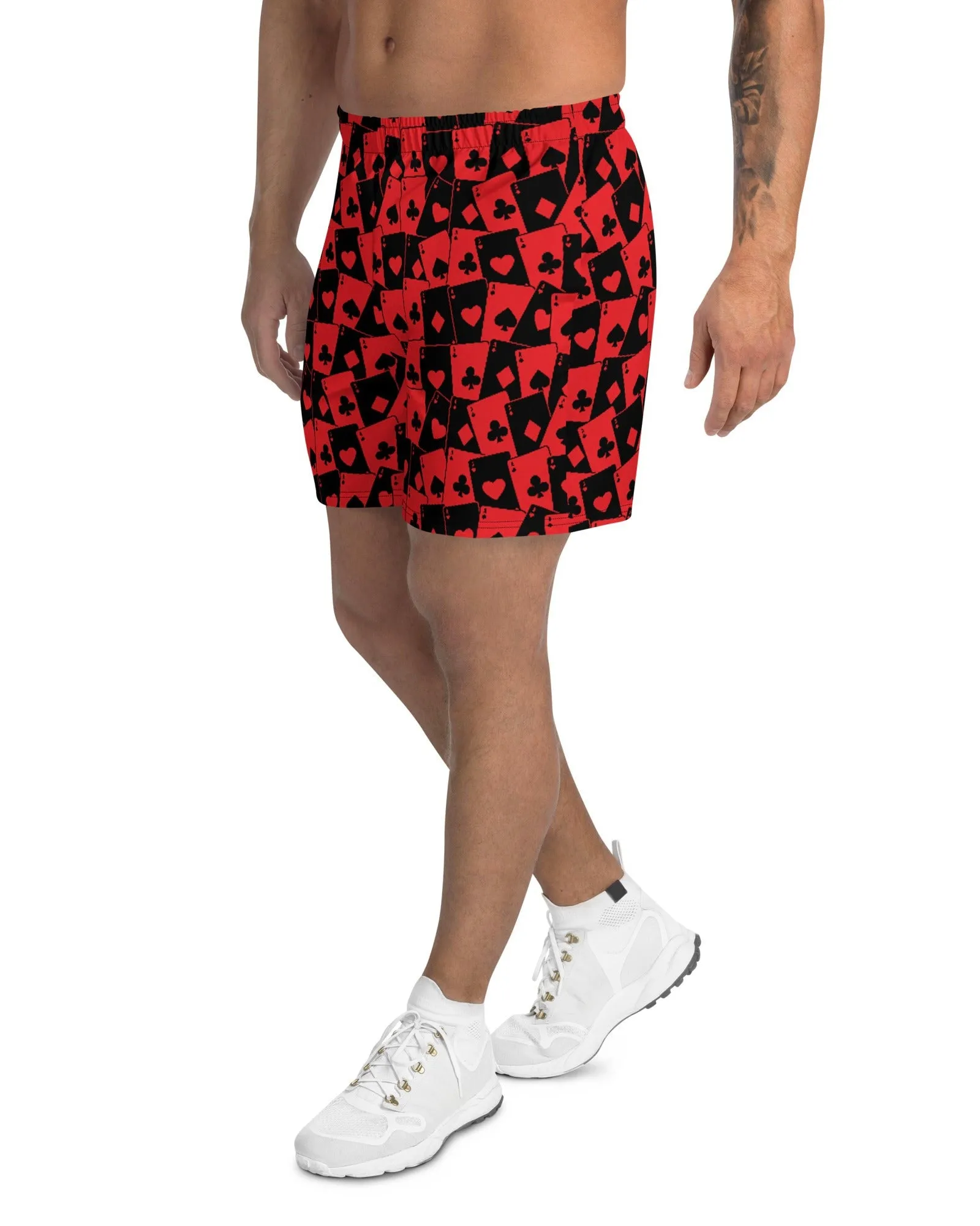 Ace Of Hearts Athletic Shorts