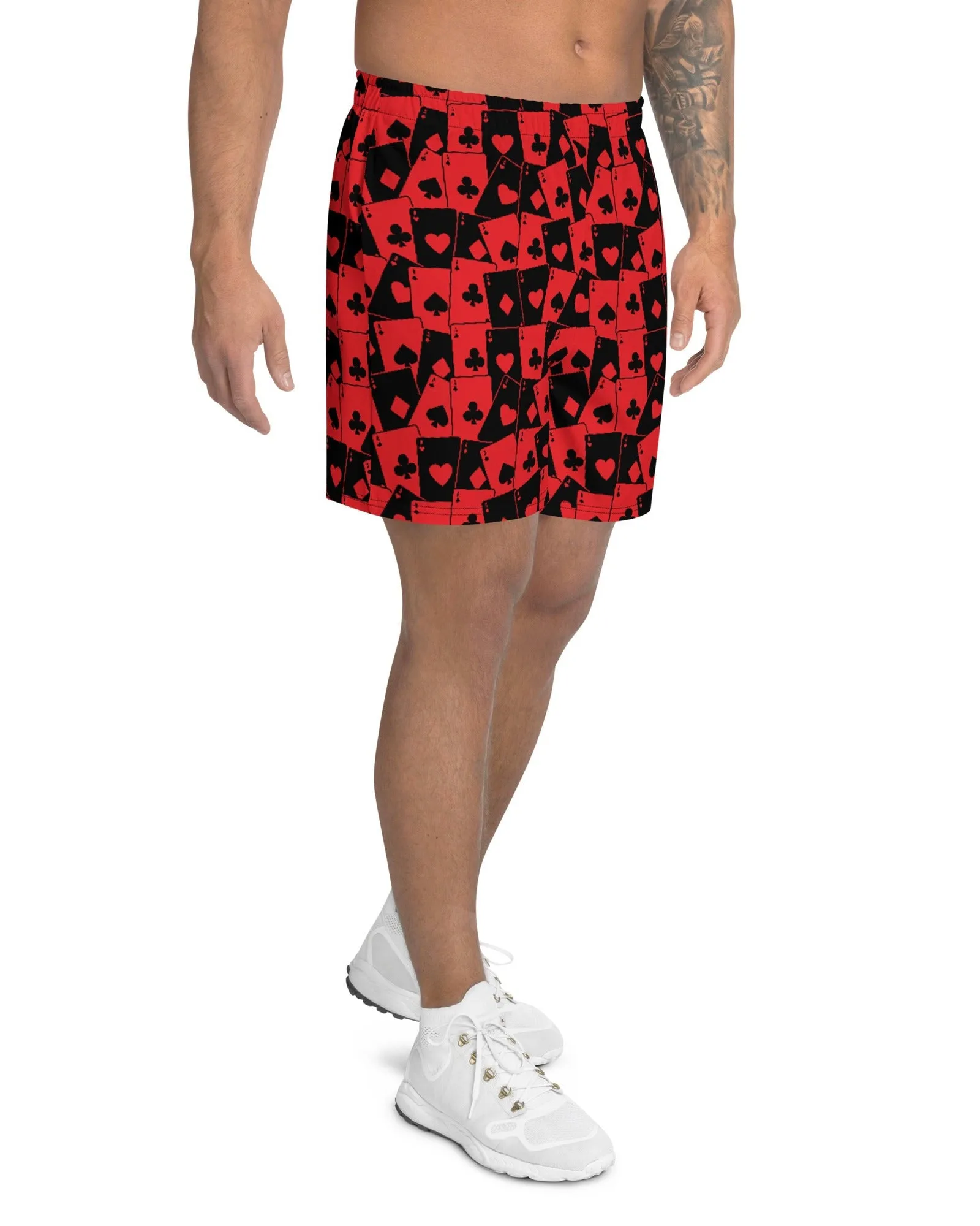 Ace Of Hearts Athletic Shorts