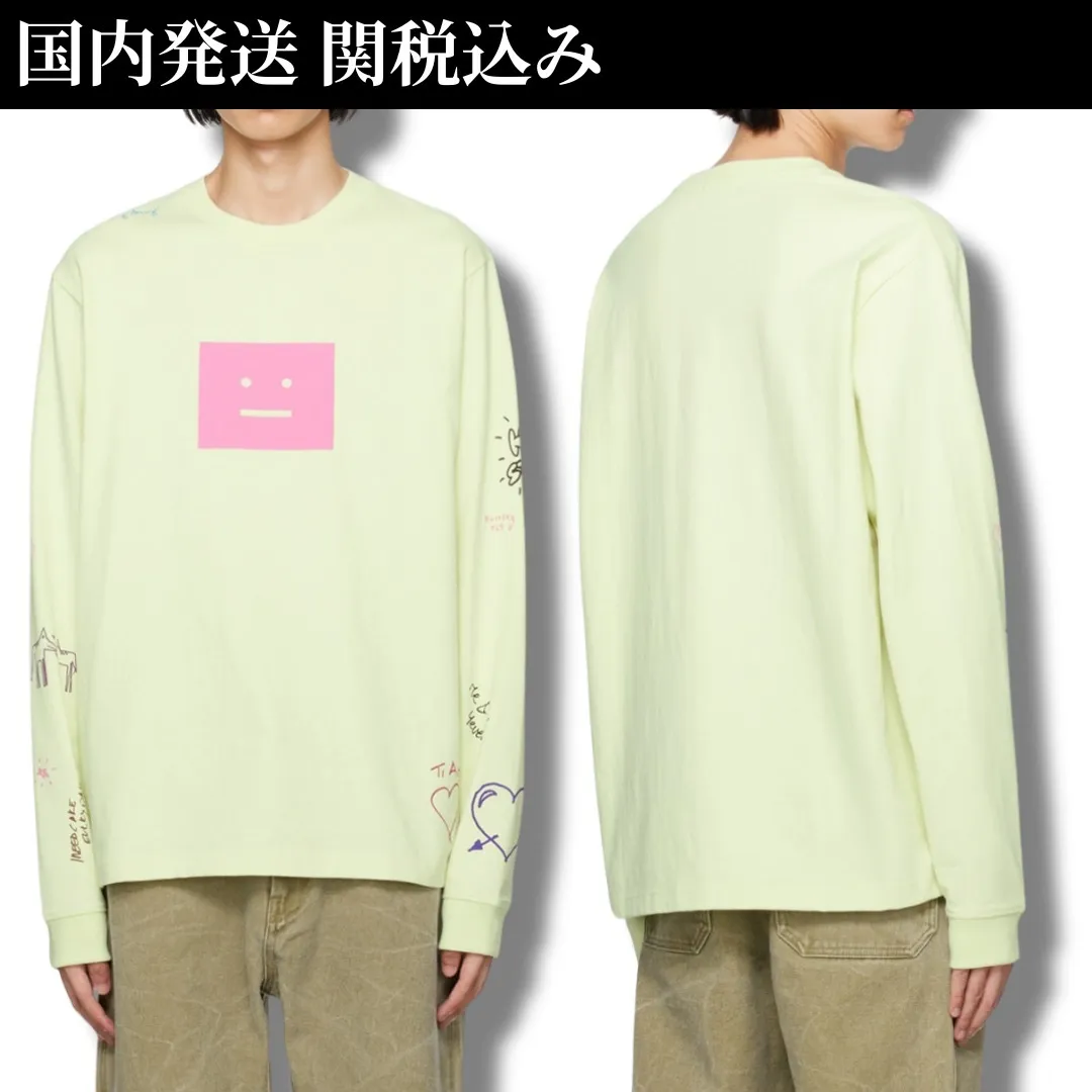 Acne Studios  |Crew Neck Street Style Long Sleeves Plain Cotton