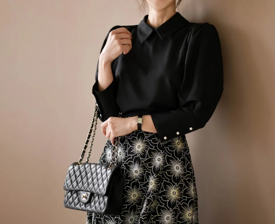 BADDIARY  |Long Sleeves Party Style Office Style Elegant Style