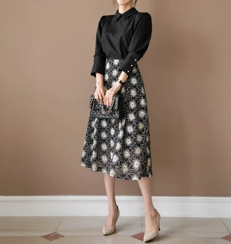 BADDIARY  |Long Sleeves Party Style Office Style Elegant Style