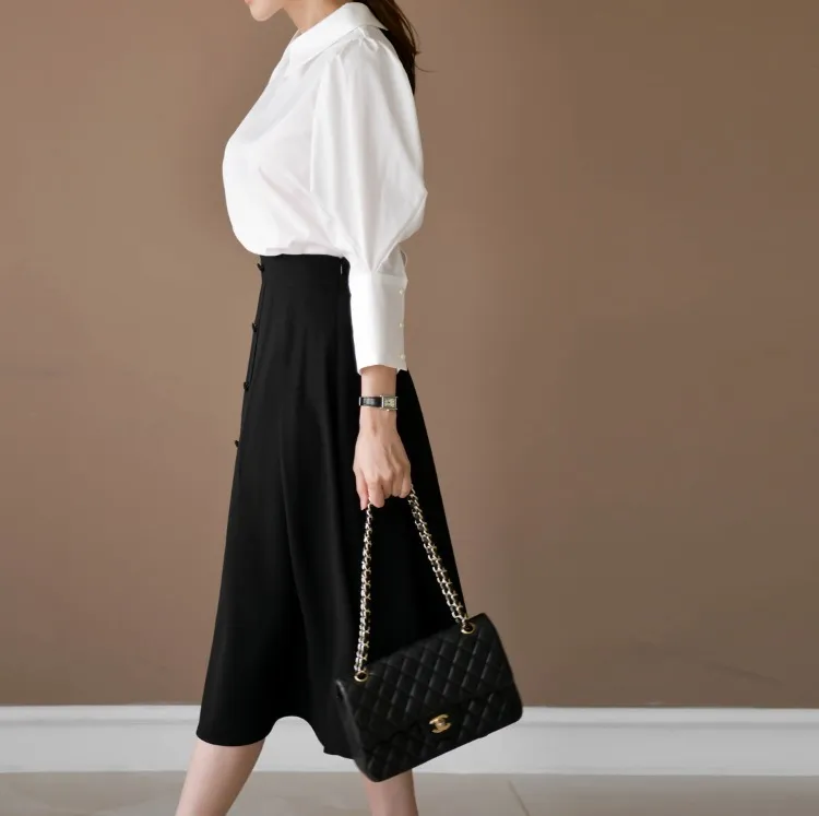 BADDIARY  |Long Sleeves Party Style Office Style Elegant Style