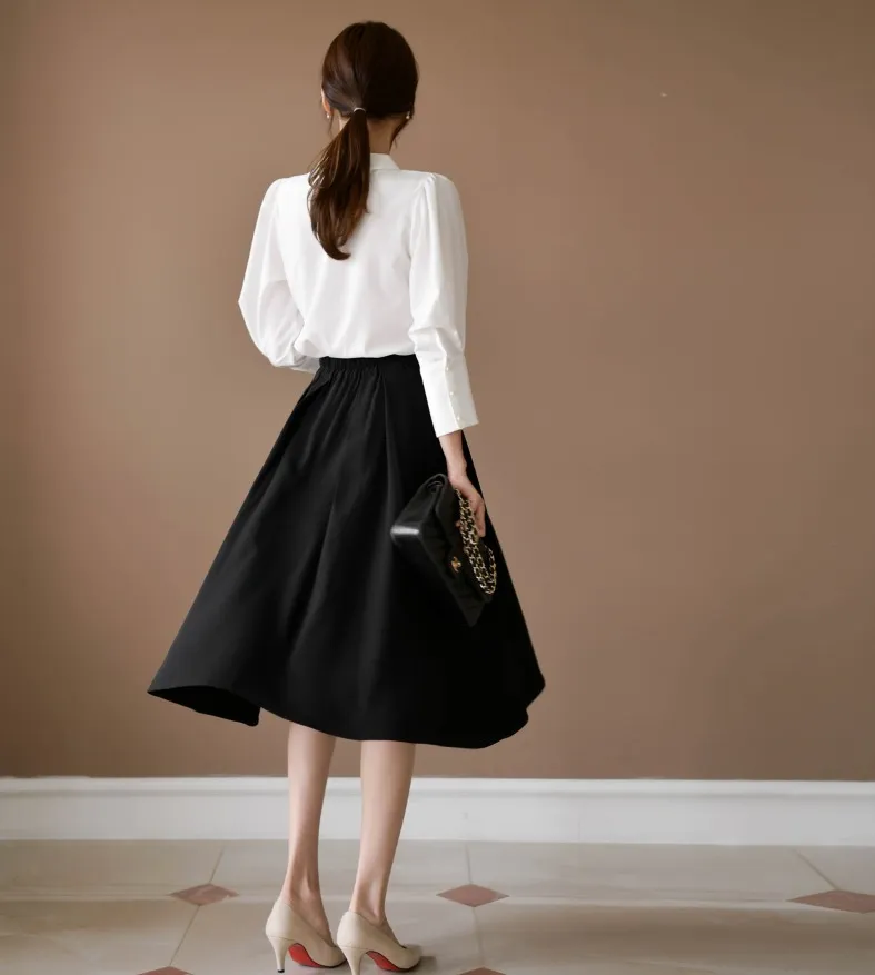 BADDIARY  |Long Sleeves Party Style Office Style Elegant Style