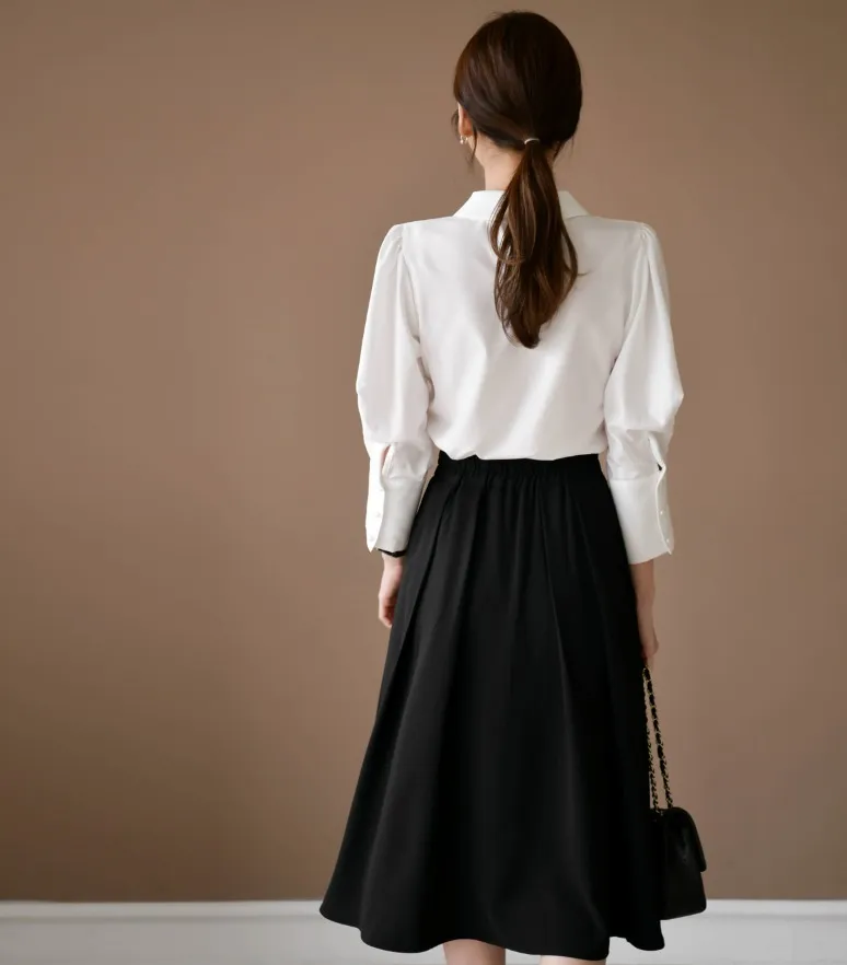 BADDIARY  |Long Sleeves Party Style Office Style Elegant Style