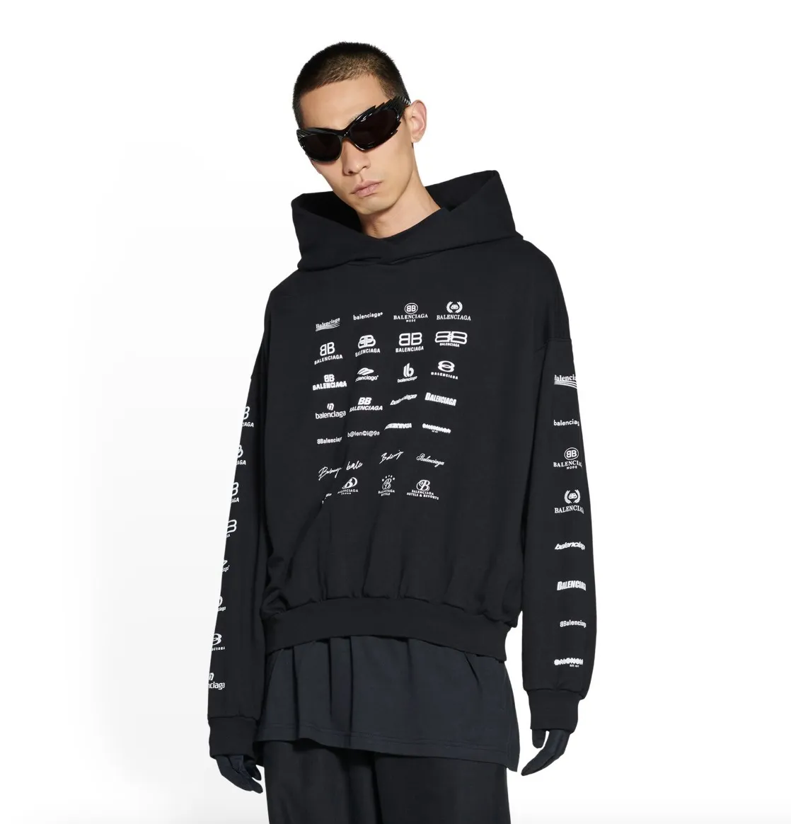 BALENCIAGA  |Pullovers Unisex Street Style Collaboration Long Sleeves