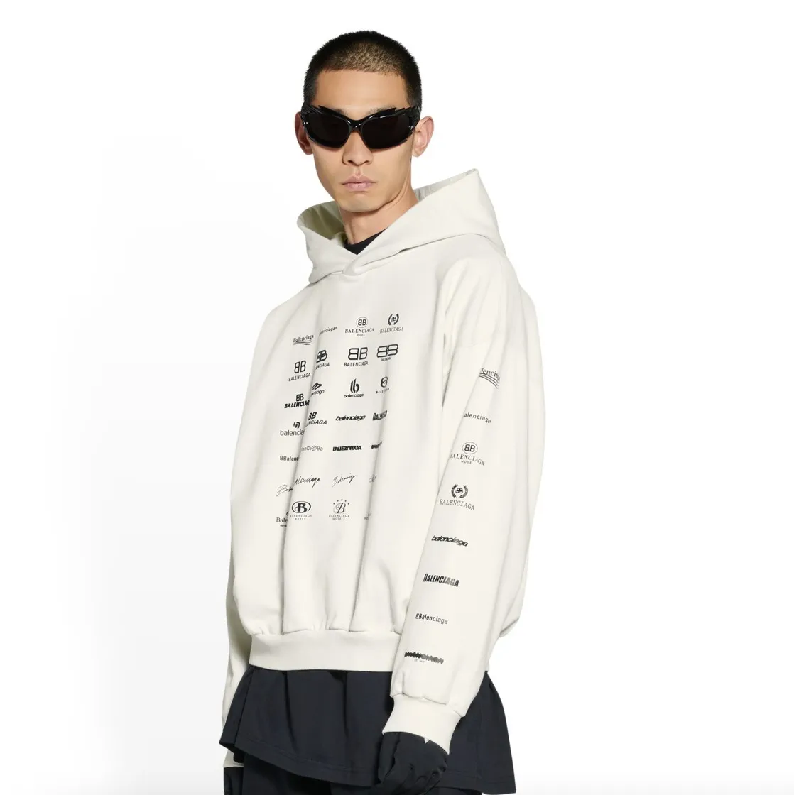 BALENCIAGA  |Pullovers Unisex Street Style Collaboration Long Sleeves