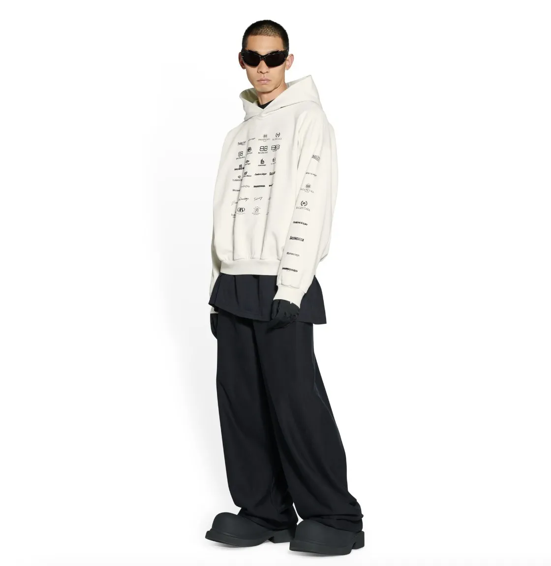 BALENCIAGA  |Pullovers Unisex Street Style Collaboration Long Sleeves