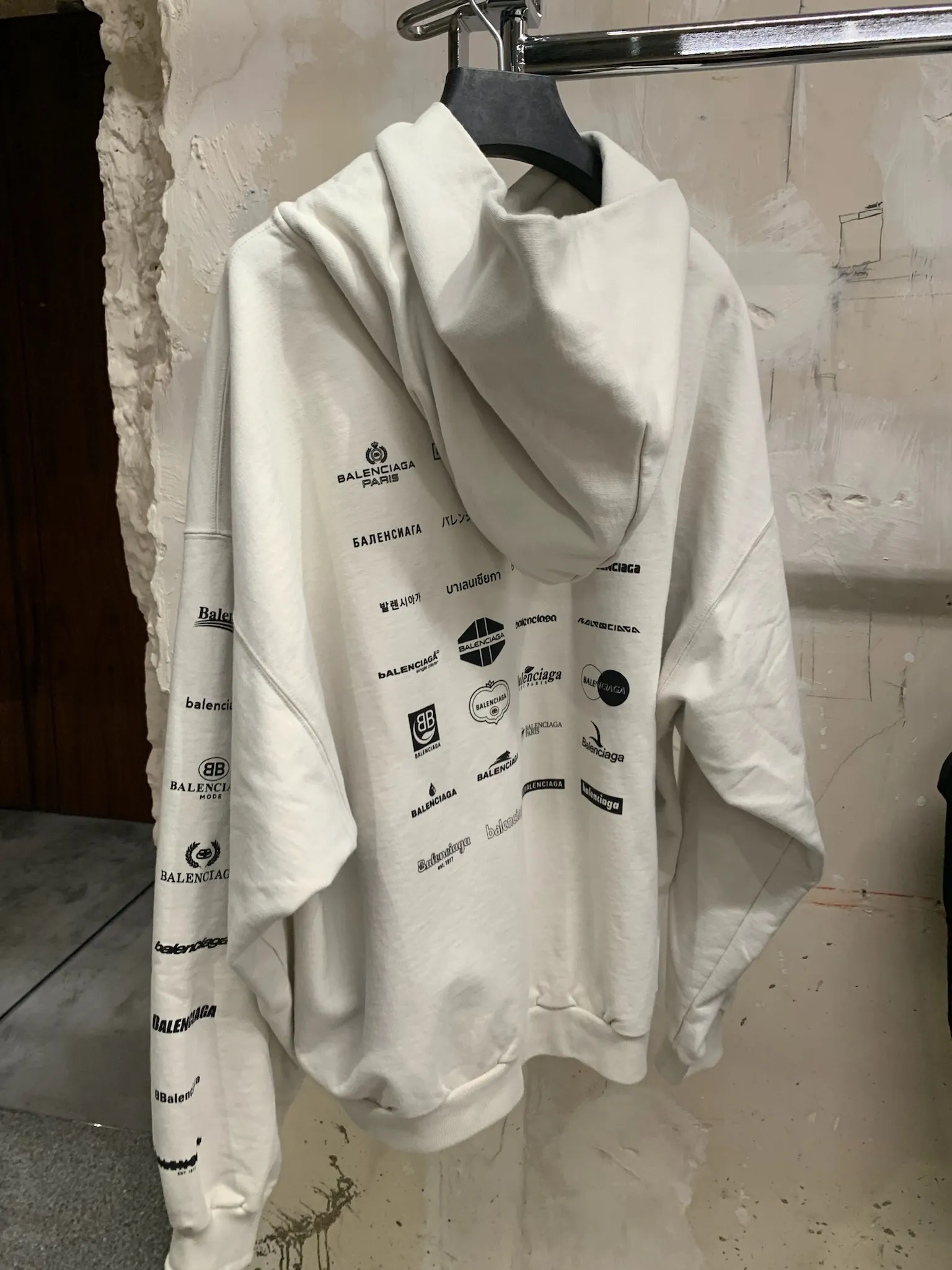 BALENCIAGA  |Pullovers Unisex Street Style Collaboration Long Sleeves