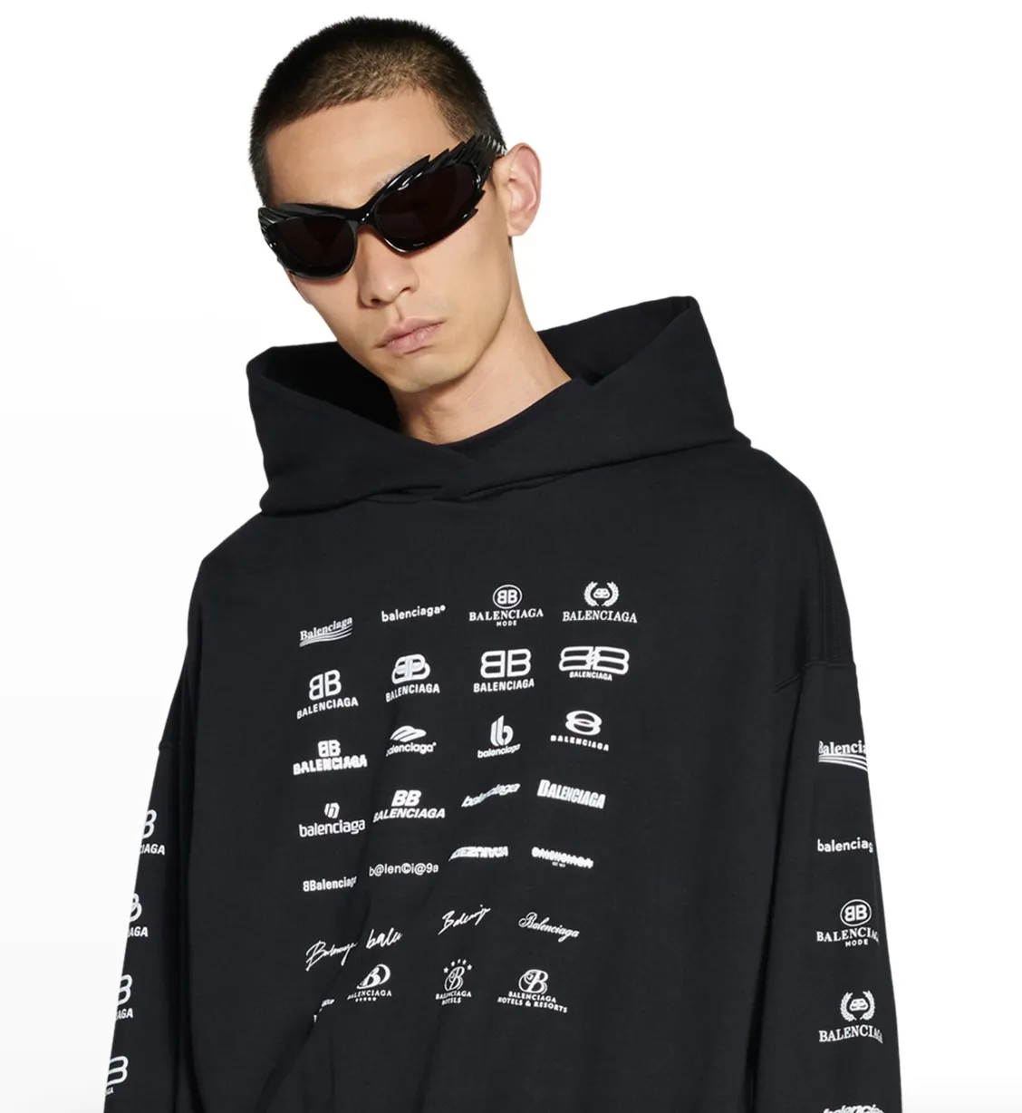 BALENCIAGA  |Pullovers Unisex Street Style Collaboration Long Sleeves