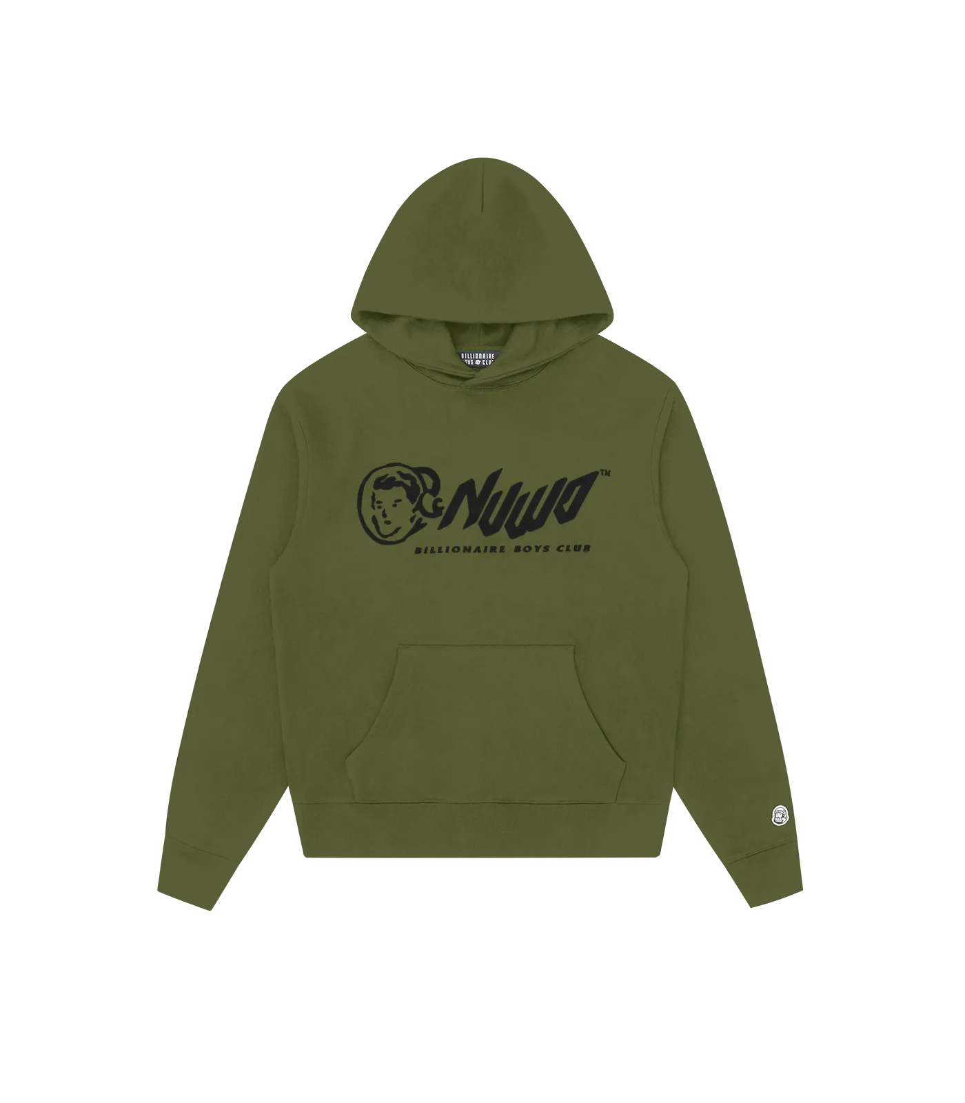 BBC X NUWO OG LOGO POPOVER HOOD - OLIVE