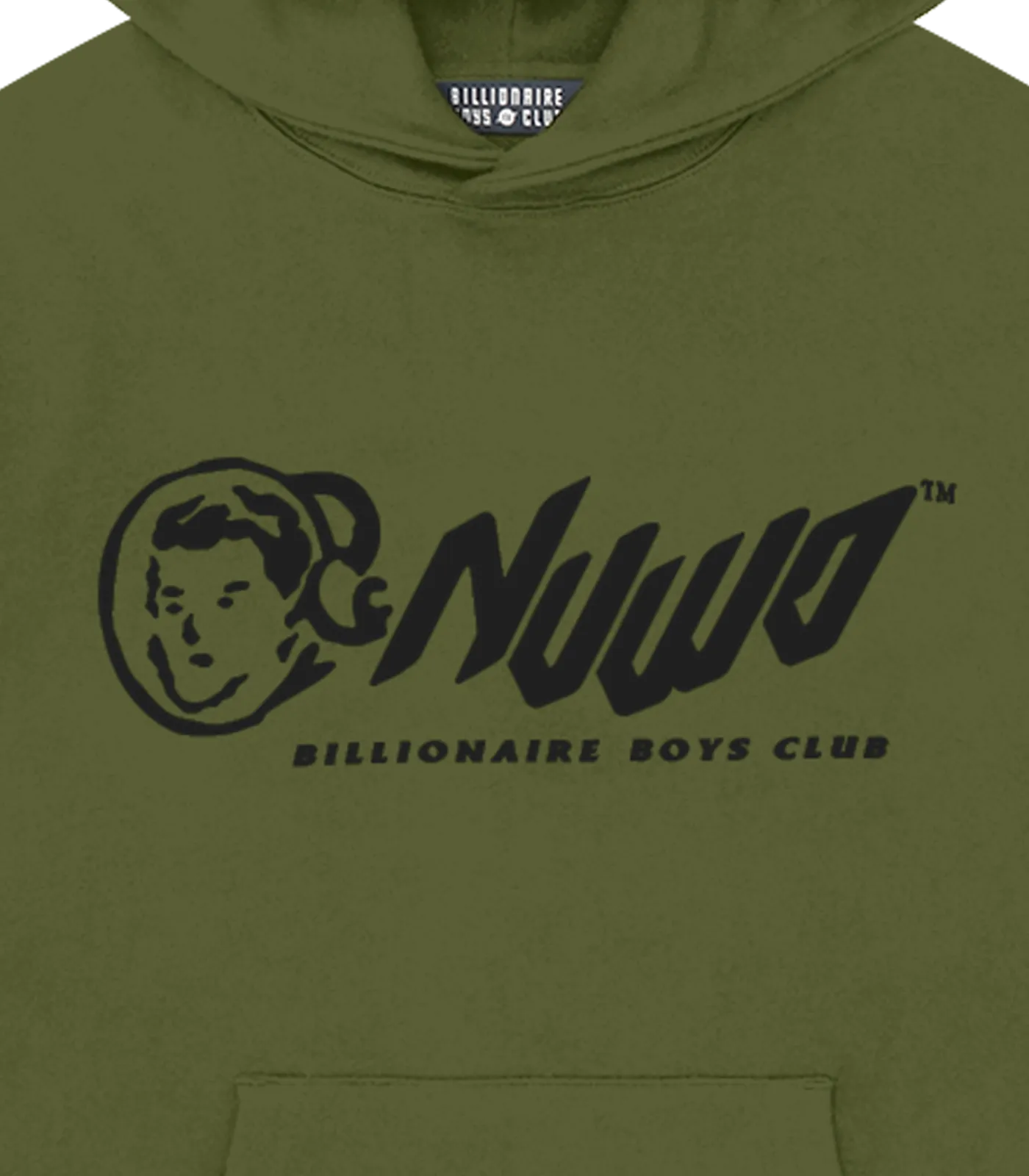 BBC X NUWO OG LOGO POPOVER HOOD - OLIVE