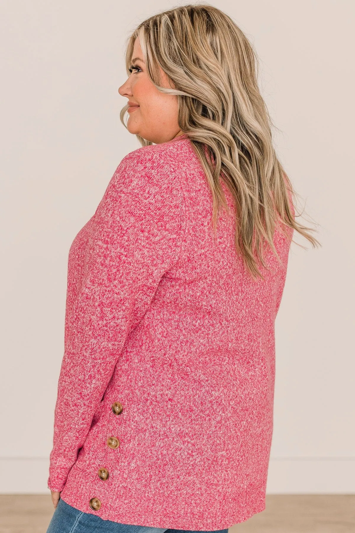 Beautiful Moments Knit Cardigan- Pink