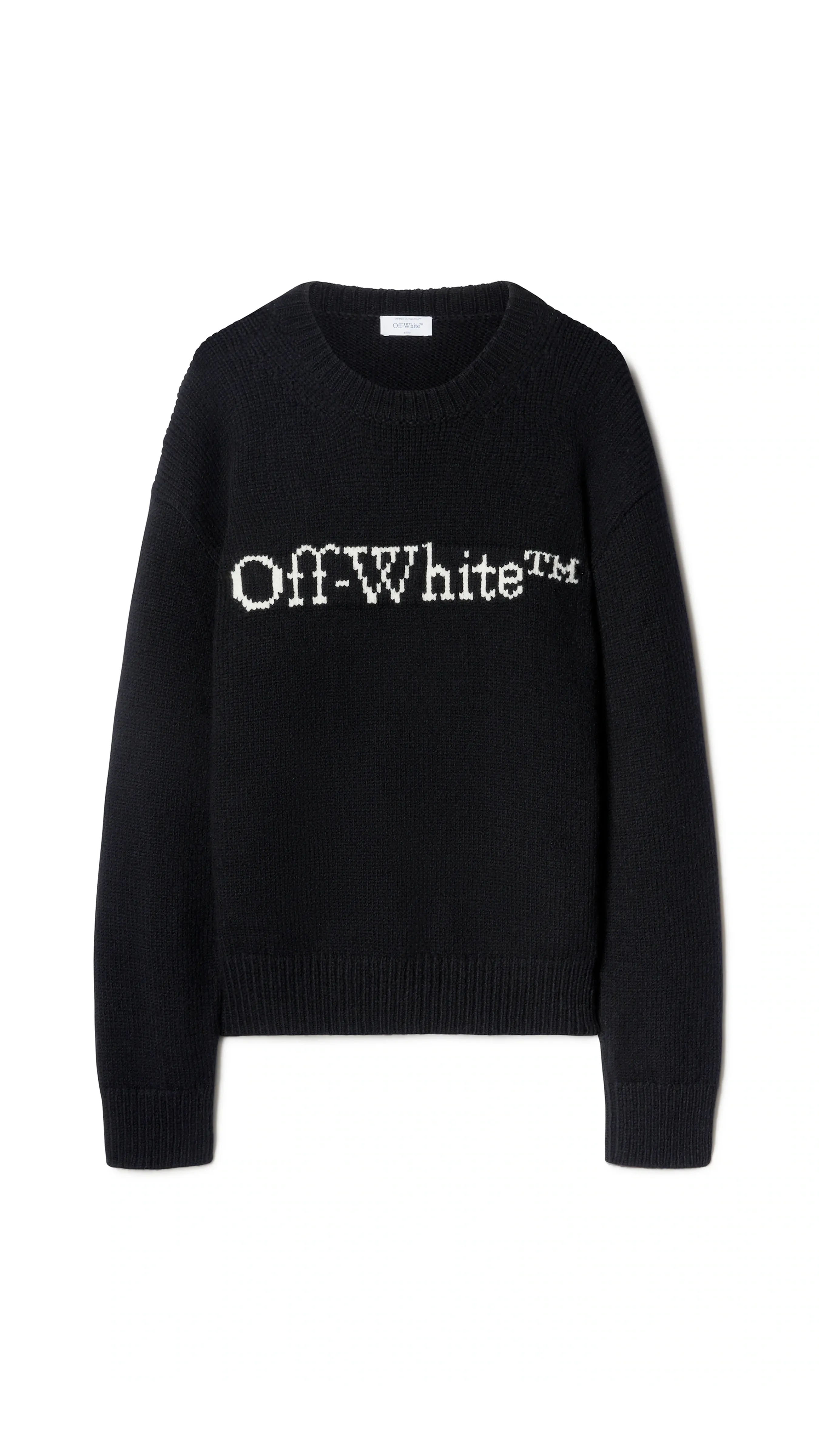 Big Bookish Chunky Knit Crewneck - Black