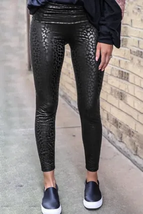 Black Leopard Liquid Soft Leggings