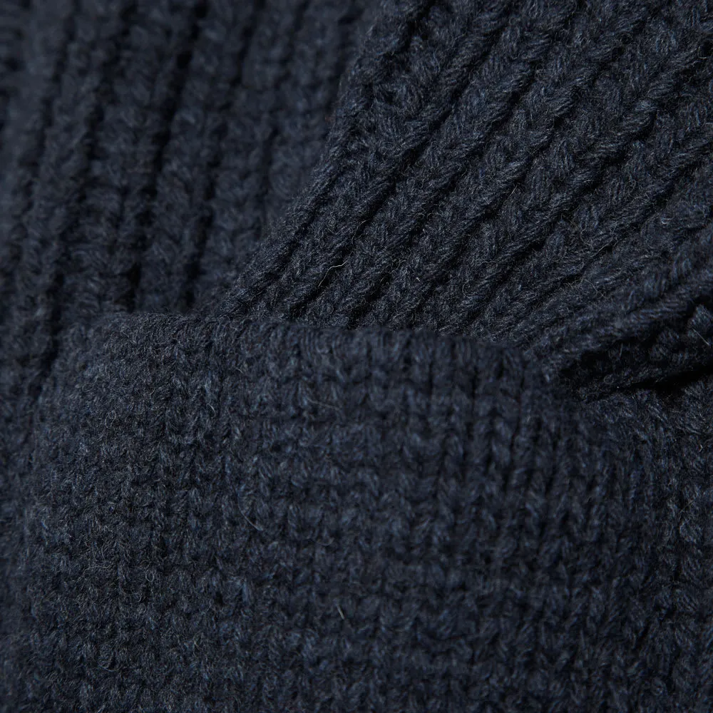 Bleu de Paname Chunky Knit CardiganIndigo