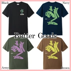 Butter Goods  |Pullovers Unisex Street Style Cotton Short Sleeves