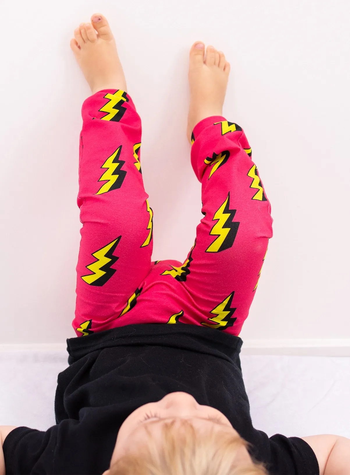 Buy FRED & NOAH Pink Bolt Leggings 2-3 Years | Trousers and leggings | Tu