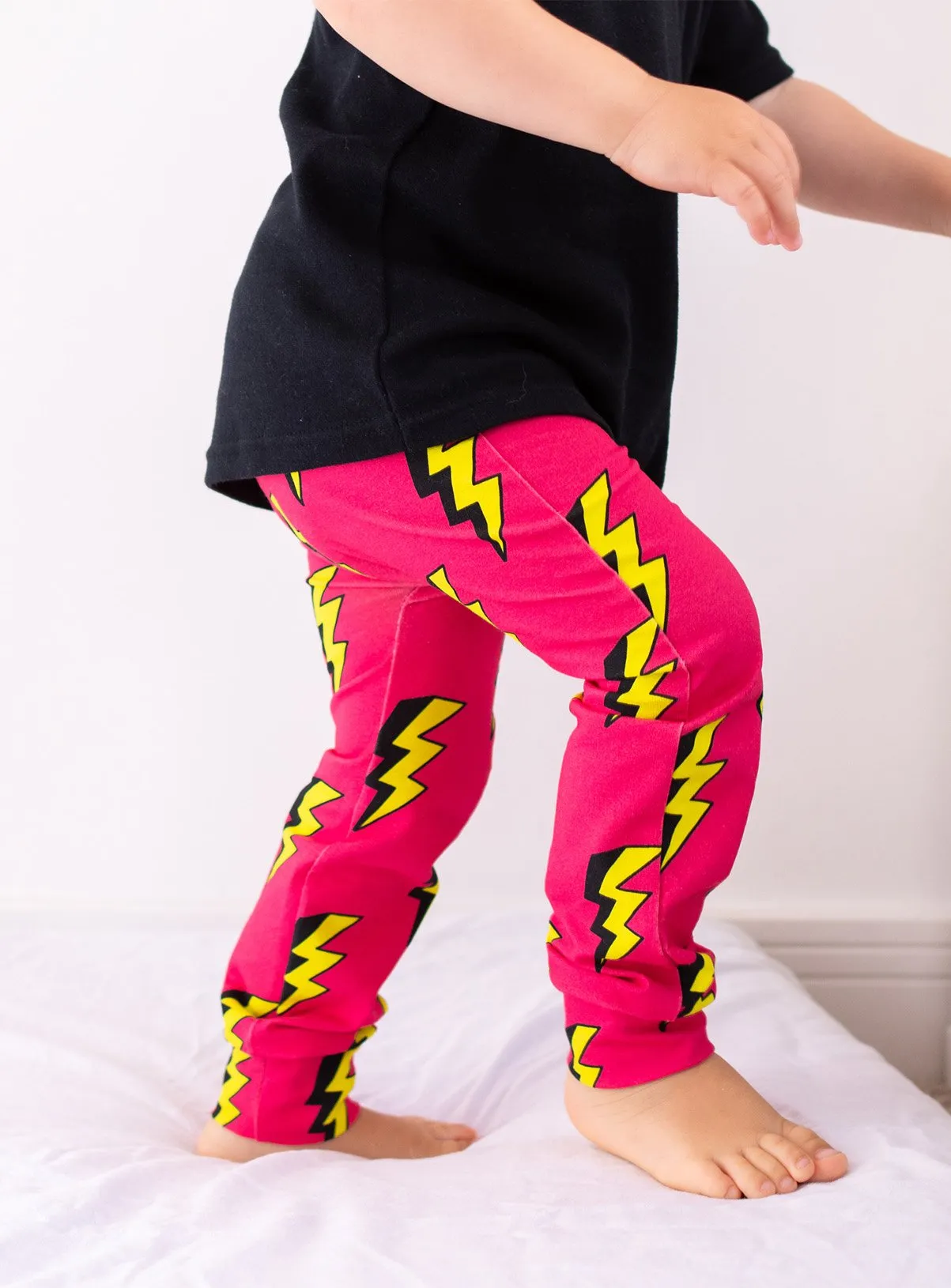 Buy FRED & NOAH Pink Bolt Leggings 2-3 Years | Trousers and leggings | Tu