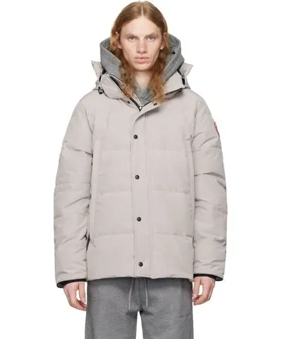 Canada Goose Gray Wyndham Down Jacket