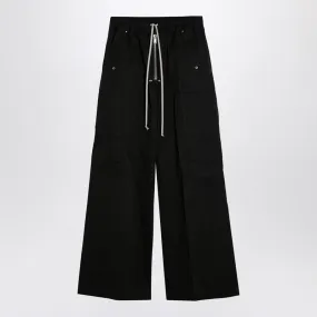 CARGOBELAS COTTON TROUSERS DARK GREEN