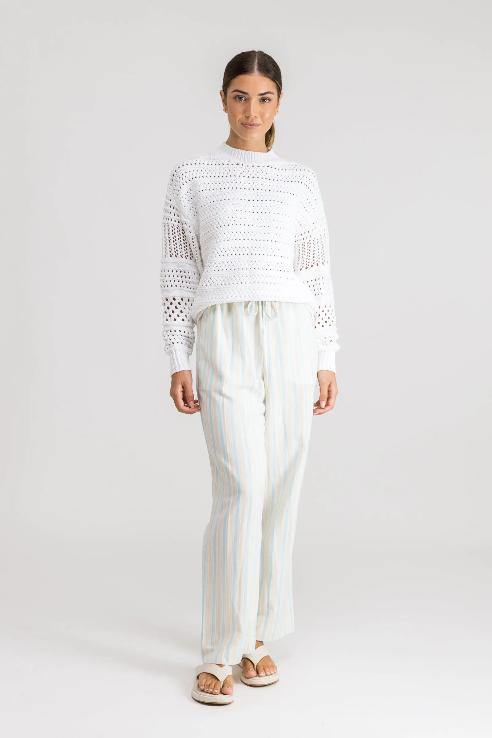 Chunky Knit Jumper Off White