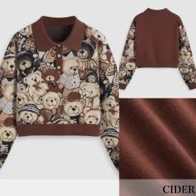 Cider  |Casual Style Street Style Long Sleeves Other Animal Patterns