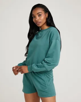 Classic Lounge Crew Neck | Mineral Green