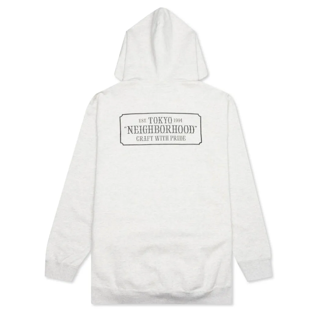 Classic-S C-Hooded Sweatshirt - Grey