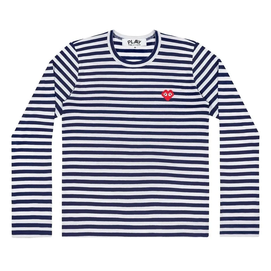 COMME des GARCONS  |Stripes Unisex Street Style Long Sleeves Cotton