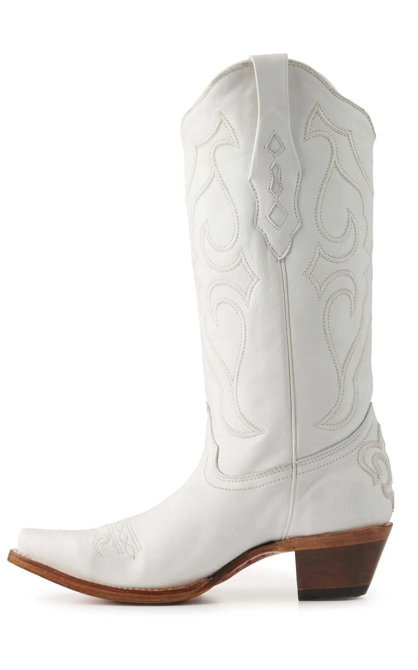 Corral Women's White Snip Toe Cowboy Boots