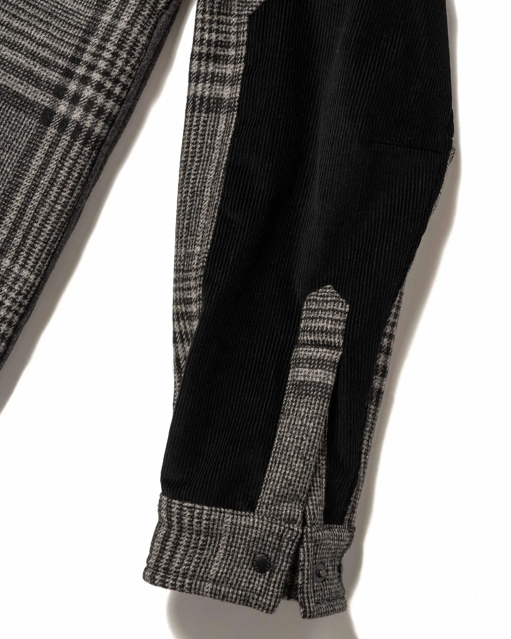 Crescent Shirt - Loro Piana Zelander Merino Wool Flannel Grey