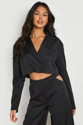 Cropped Tailored Blazer