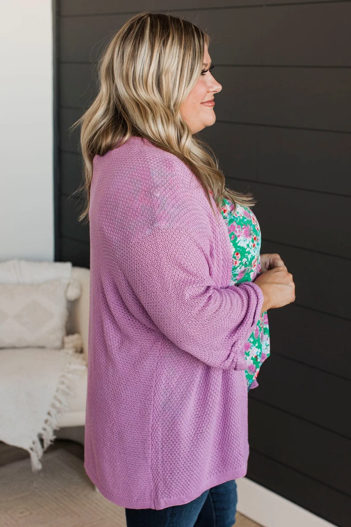 Desired Style Dolman Cardigan- Orchid