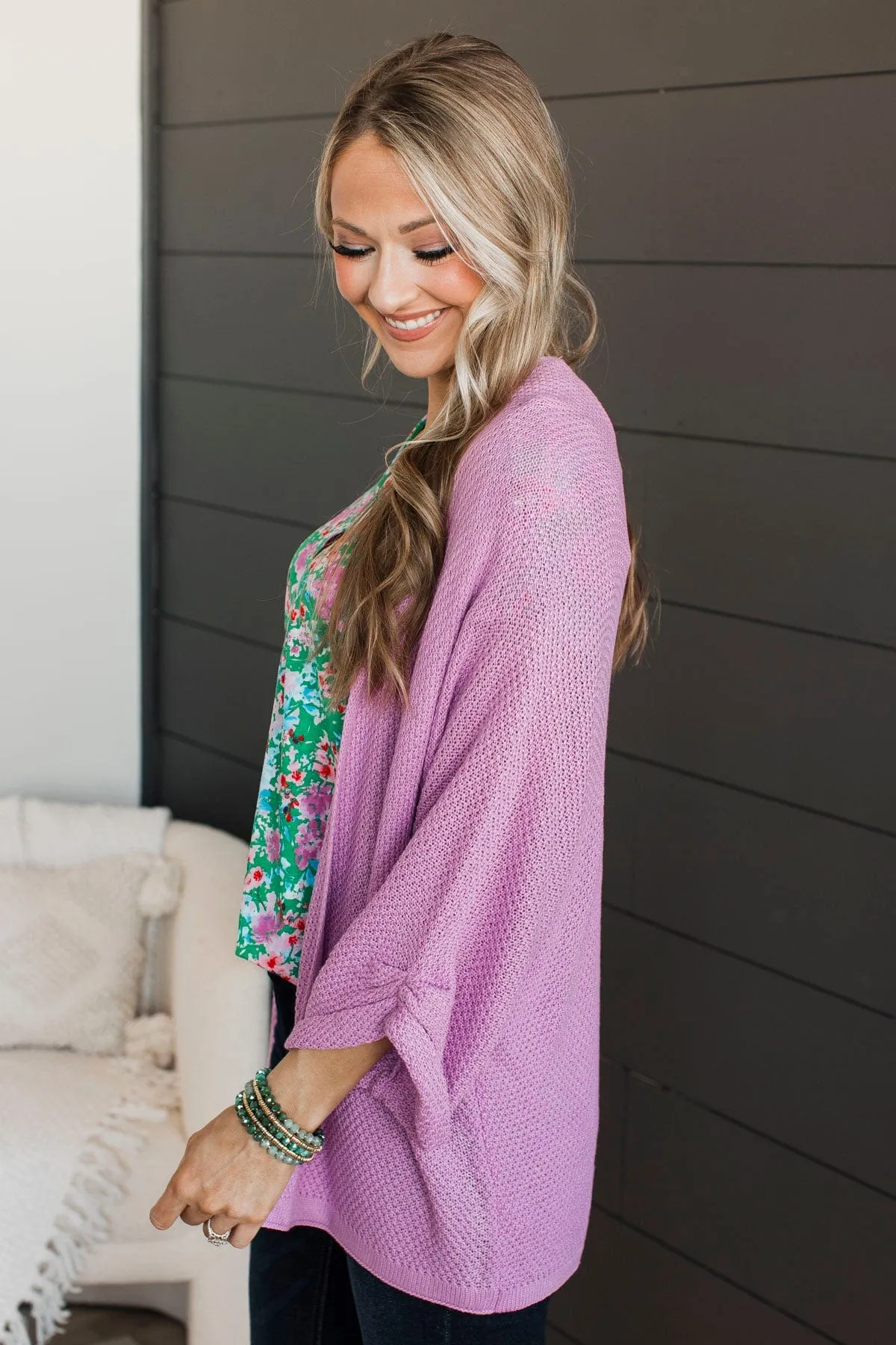 Desired Style Dolman Cardigan- Orchid