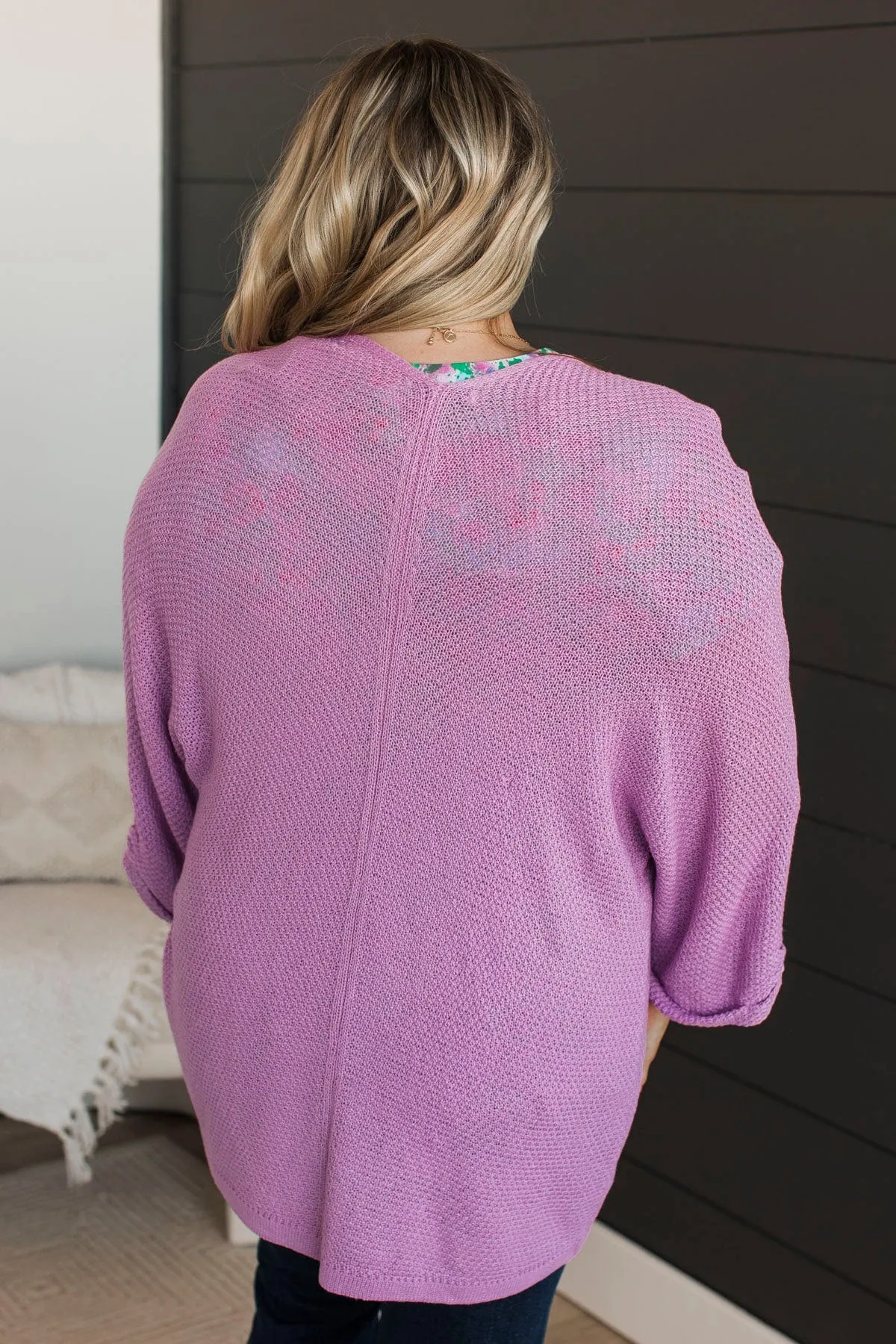 Desired Style Dolman Cardigan- Orchid