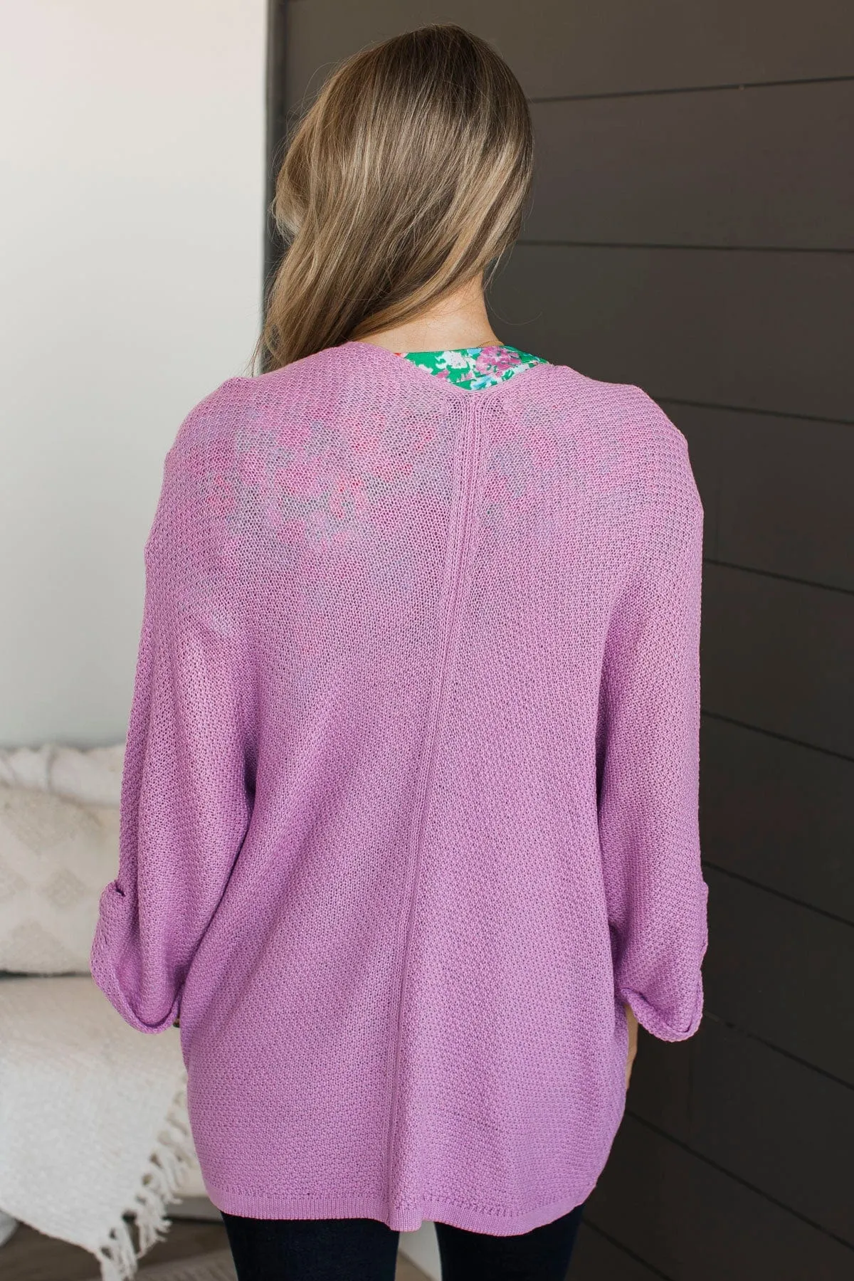 Desired Style Dolman Cardigan- Orchid