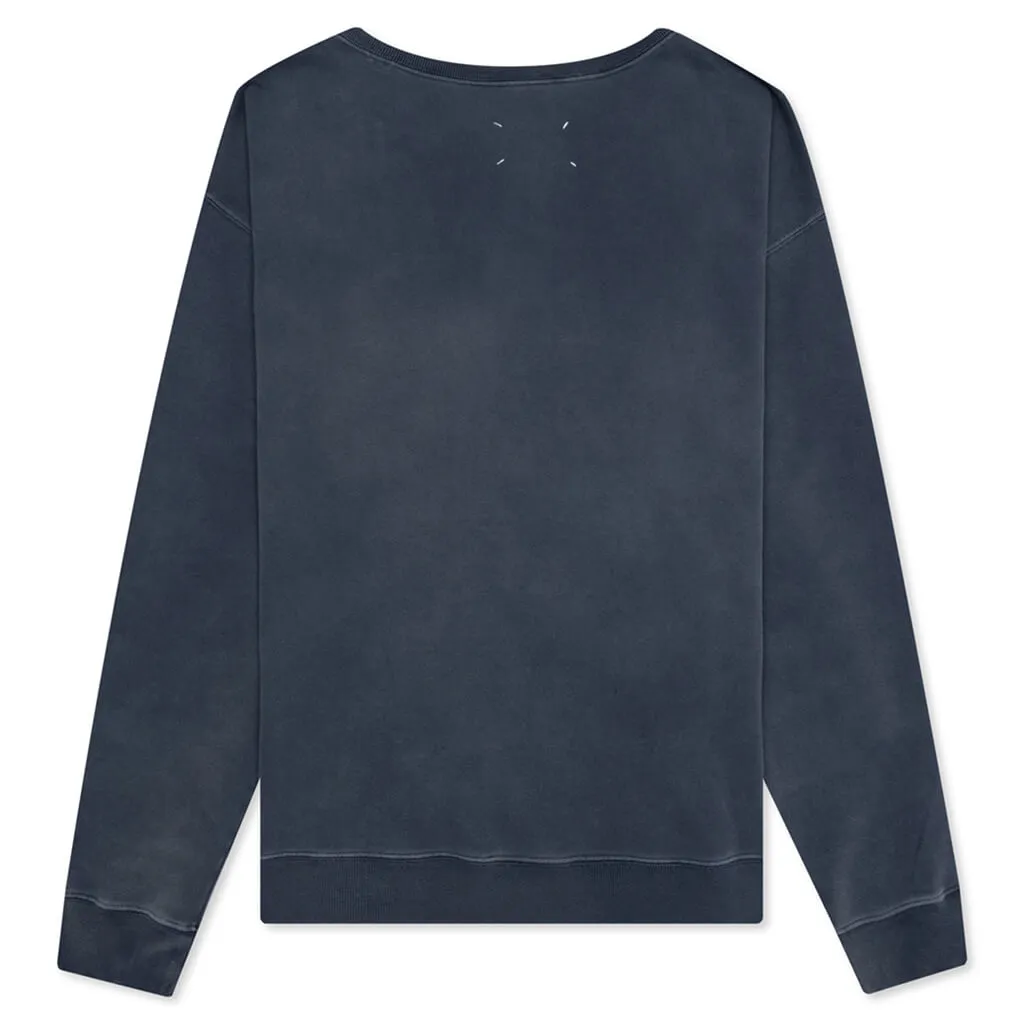 Destroyed Sweatshirt - Blue