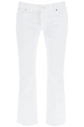 Dsquared2 Bootcut High-Waist Cropped Trousers