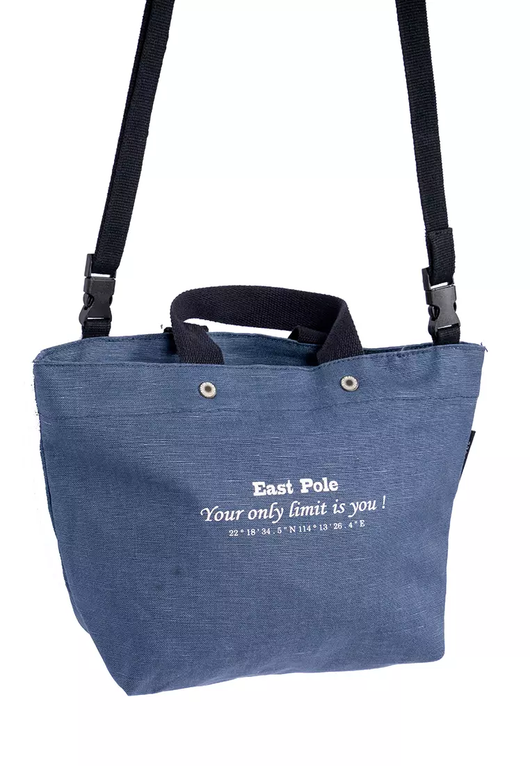 East Pole Unisex Two-way Crossbody small tote bag