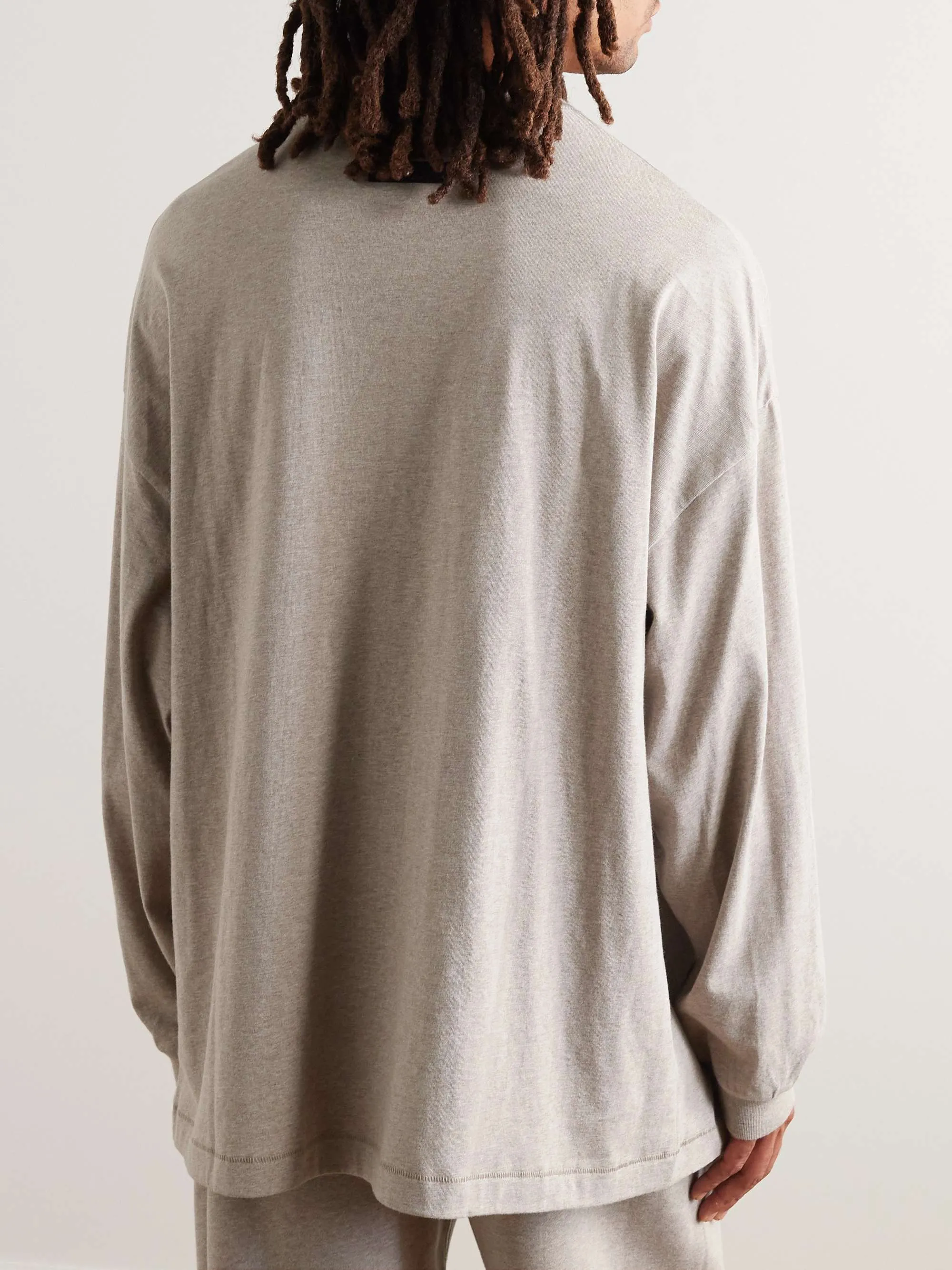 FEAR OF GOD  |Crew Neck Street Style Long Sleeves Plain Cotton