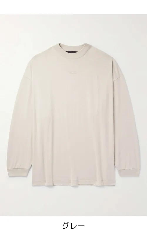 FEAR OF GOD  |Crew Neck Street Style Long Sleeves Plain Cotton