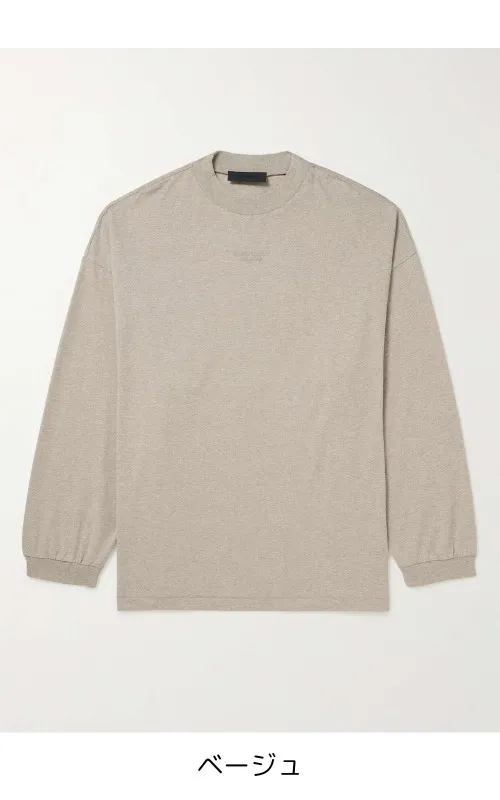 FEAR OF GOD  |Crew Neck Street Style Long Sleeves Plain Cotton