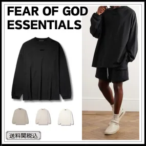 FEAR OF GOD  |Crew Neck Street Style Long Sleeves Plain Cotton