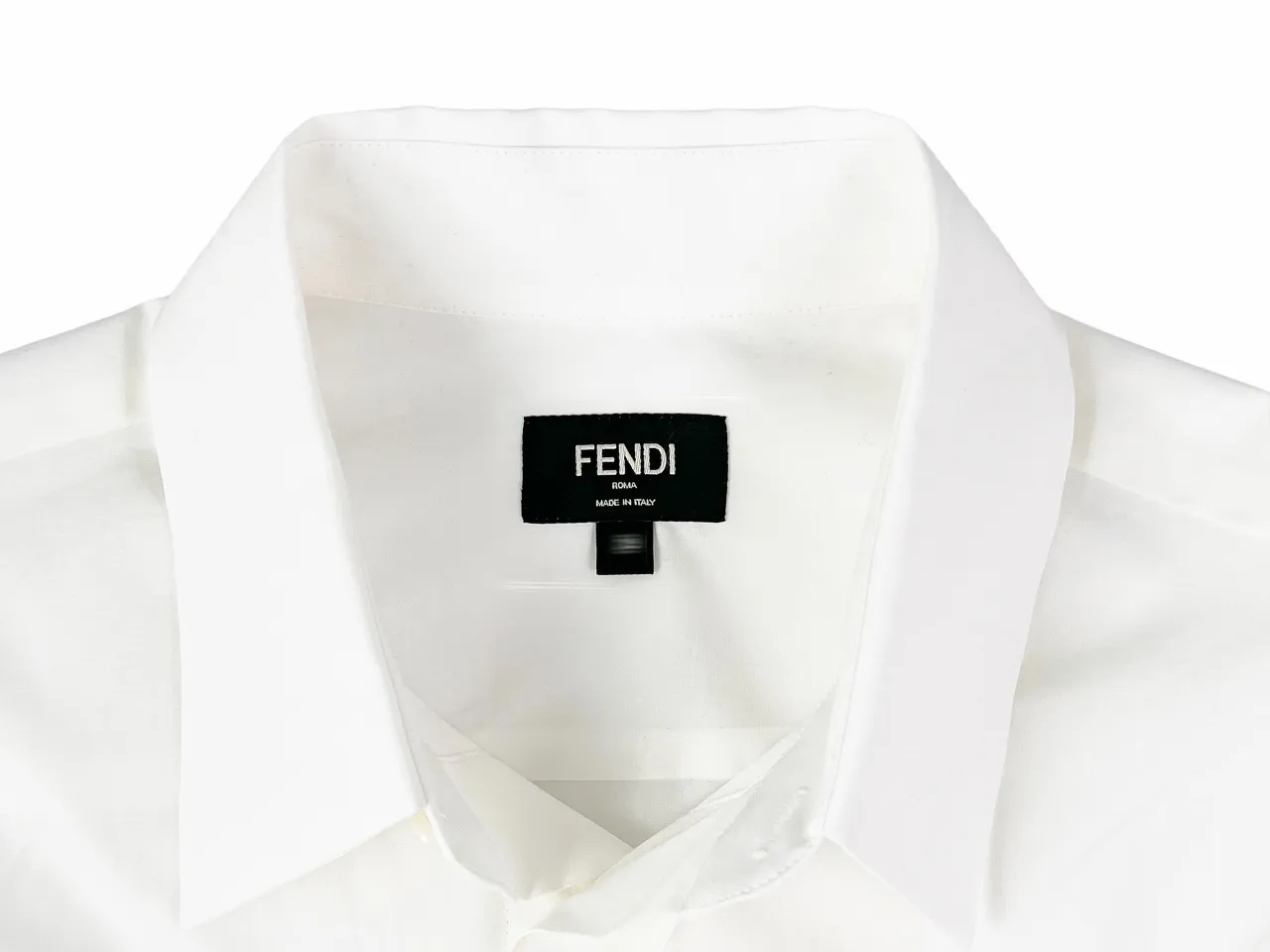 FENDI  |Street Style Long Sleeves Cotton Logo Luxury Shirts