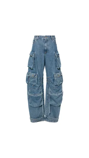 Fern Cargo Pants - Blue